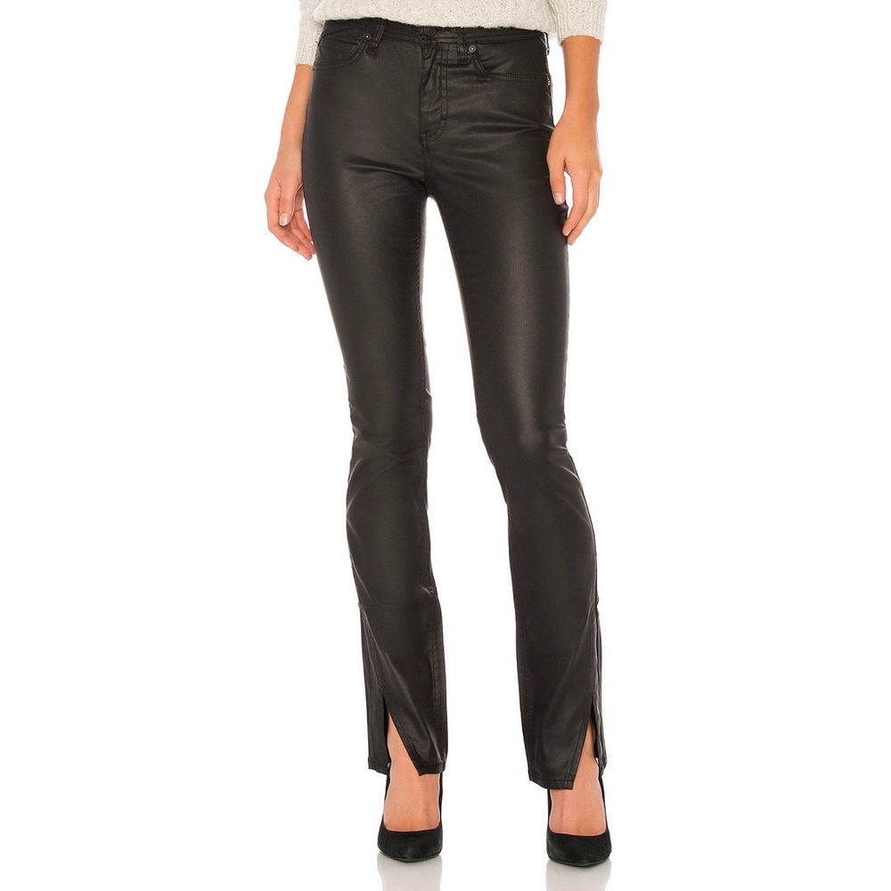 We The Free Spellbound Coated Bootcut Black Jeans